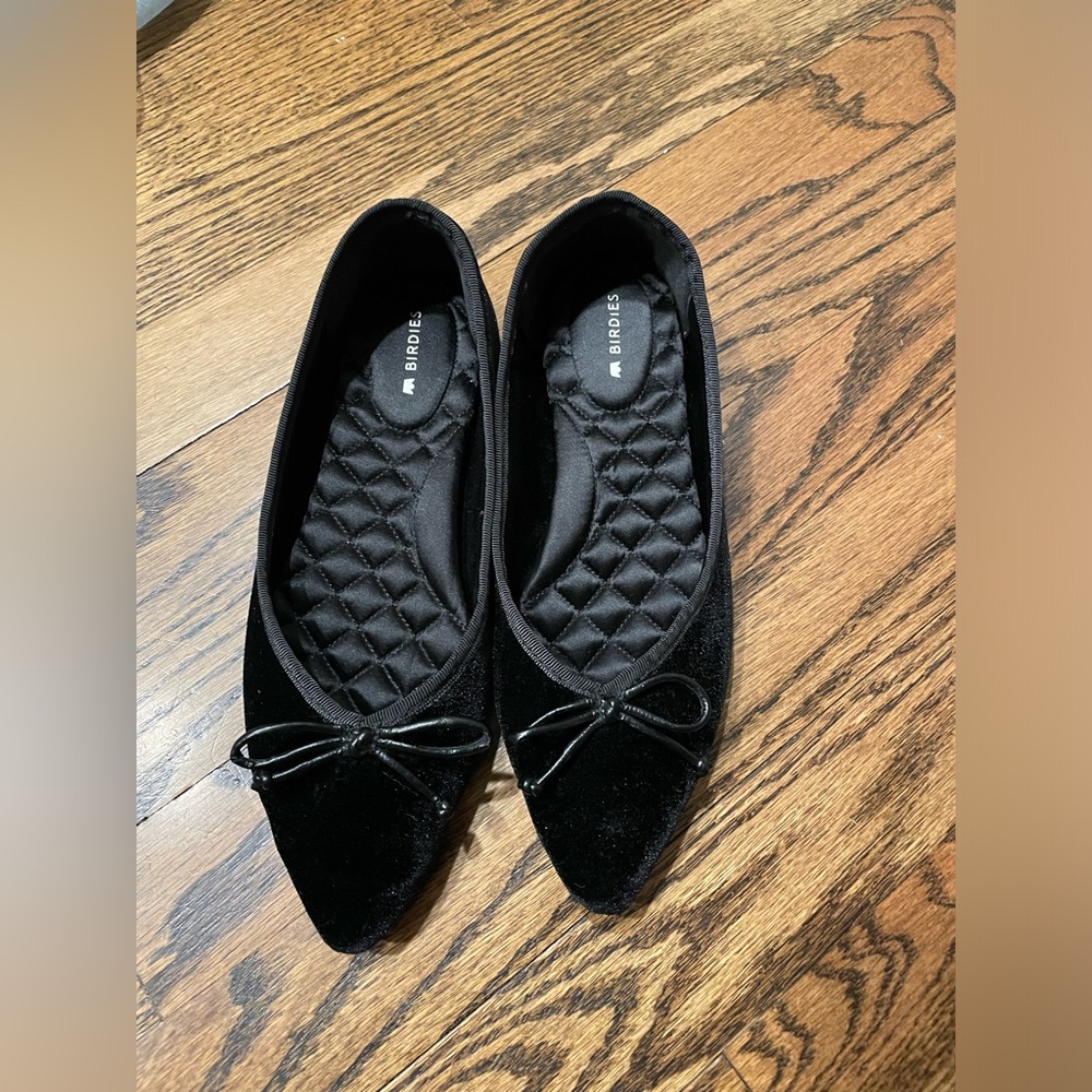 BIRDIES vel et Goldfinch flats ballerina